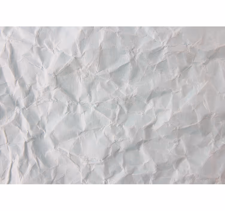 White window blind in white crumpled paper texture - TenStickers
