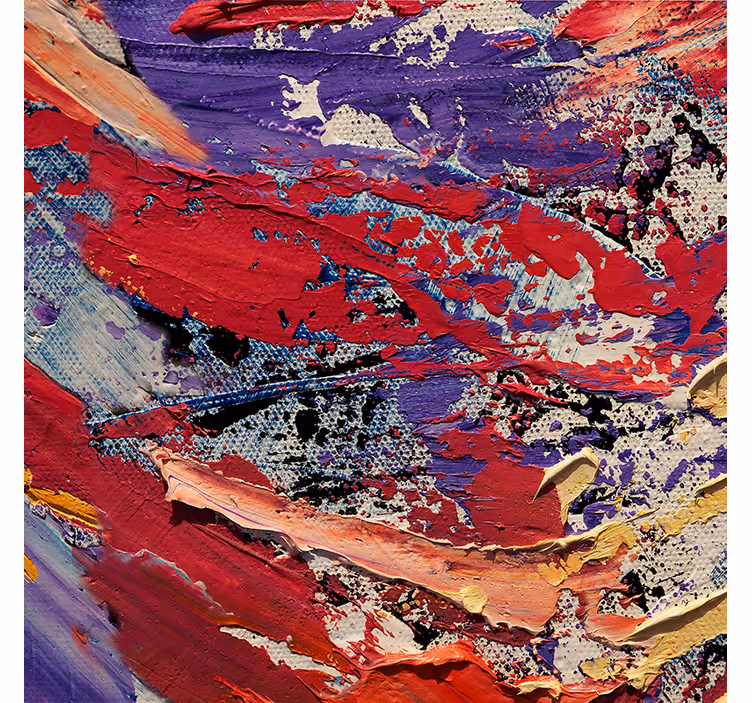 Living room blind splash colors painting - TenStickers