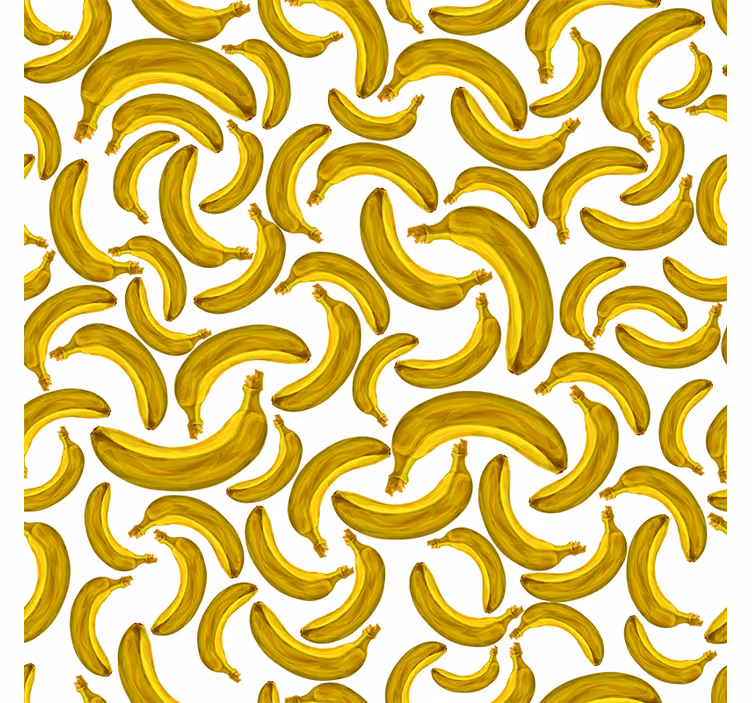 Blind yellow banana pattern - TenStickers