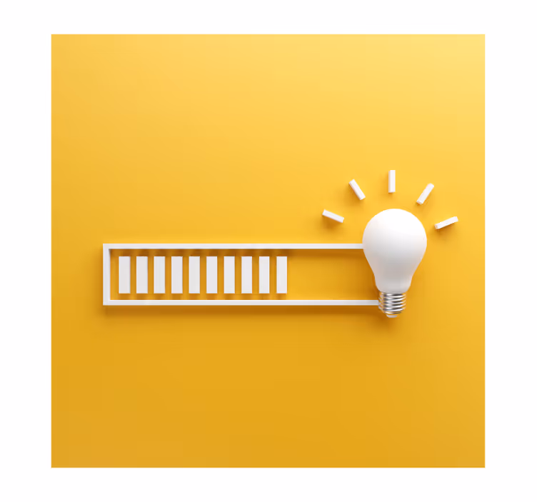Blind yellow brightening concept - TenStickers