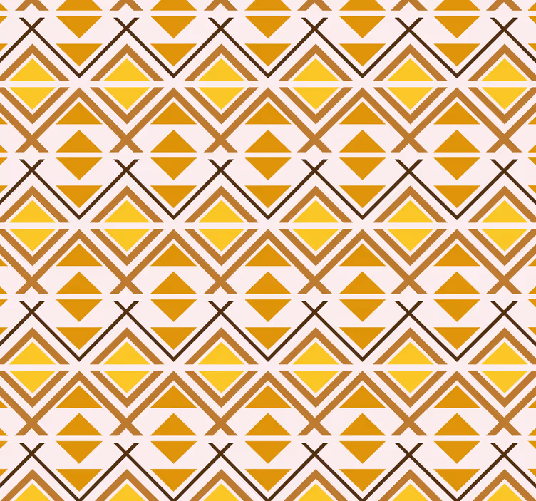 Blind yellow geometric graphic design - TenStickers
