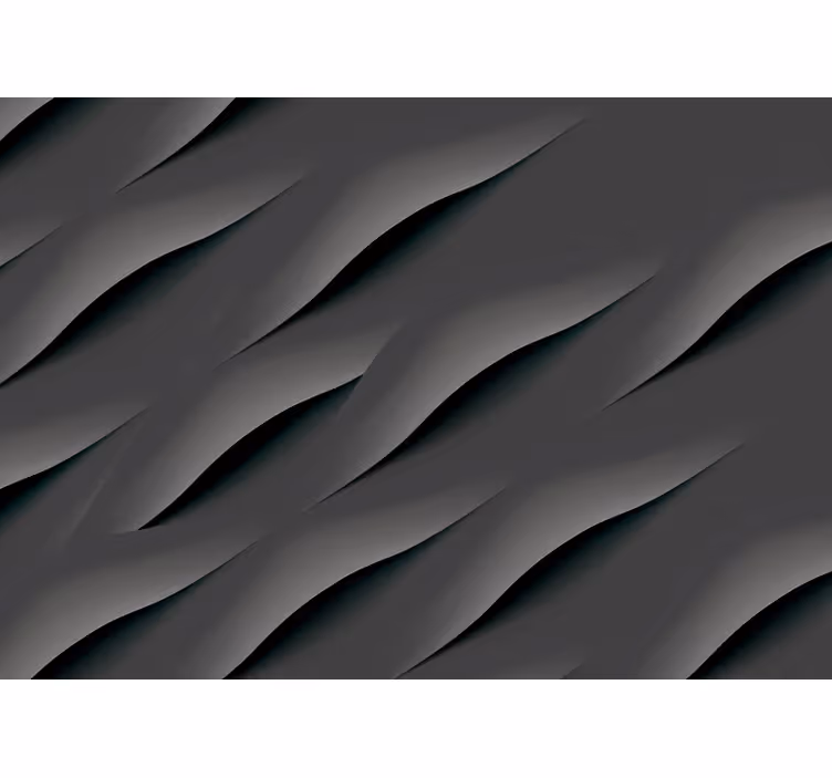 Blind grey abstract wave designs - TenStickers