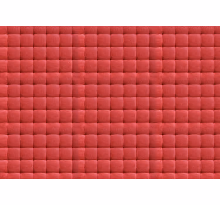 Red blind with red leather padding - TenStickers