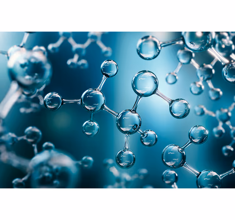 Living room blind with 3d molecule atom effect - TenStickers