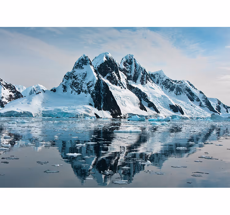Living room blind 3d concealed iceberg - TenStickers