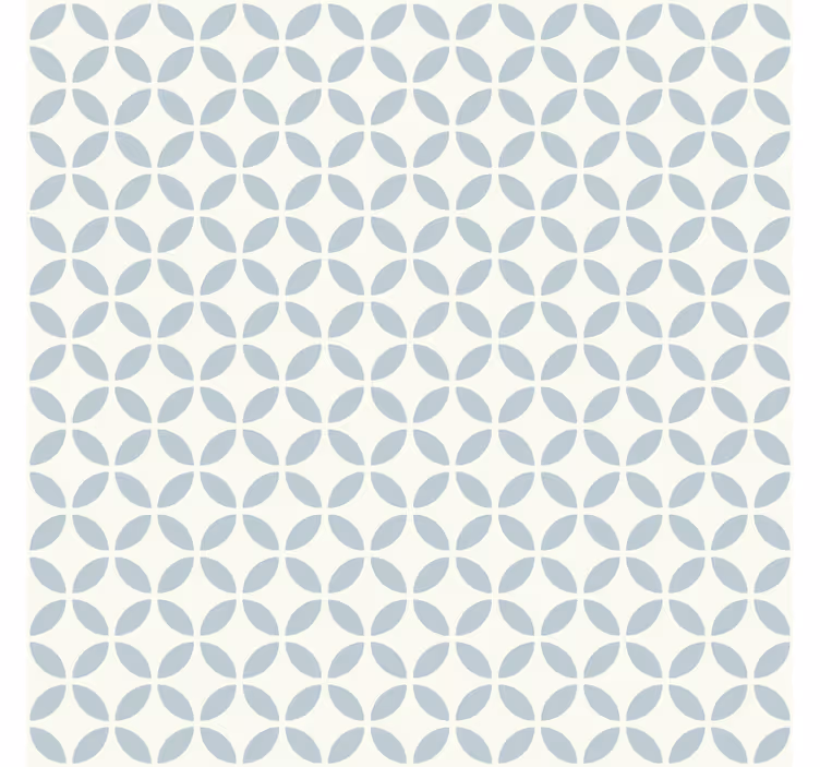 Blind blue circular pattern design - TenStickers