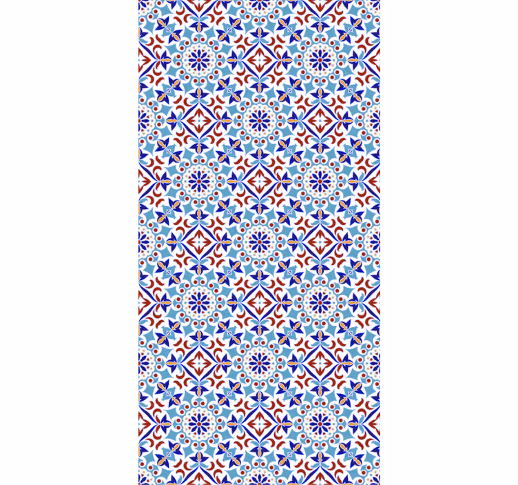 Blind blue ceramic design - TenStickers