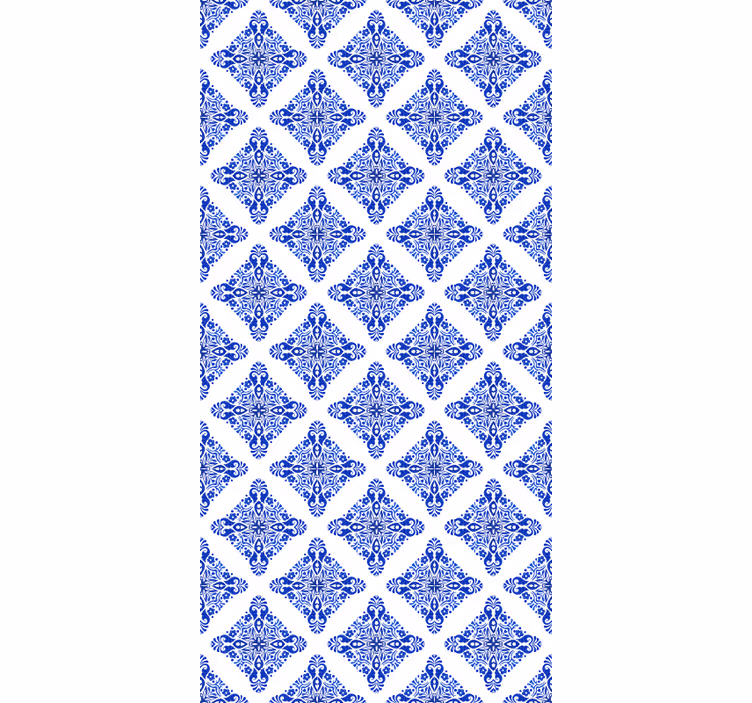 Blind blue decorative fabric - TenStickers
