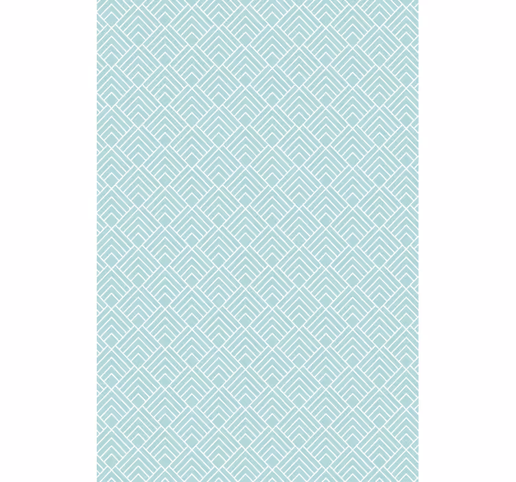 Blind blue light blue zigzag lines - TenStickers