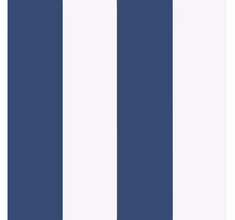 Blind blue classic nautical stripe - TenStickers