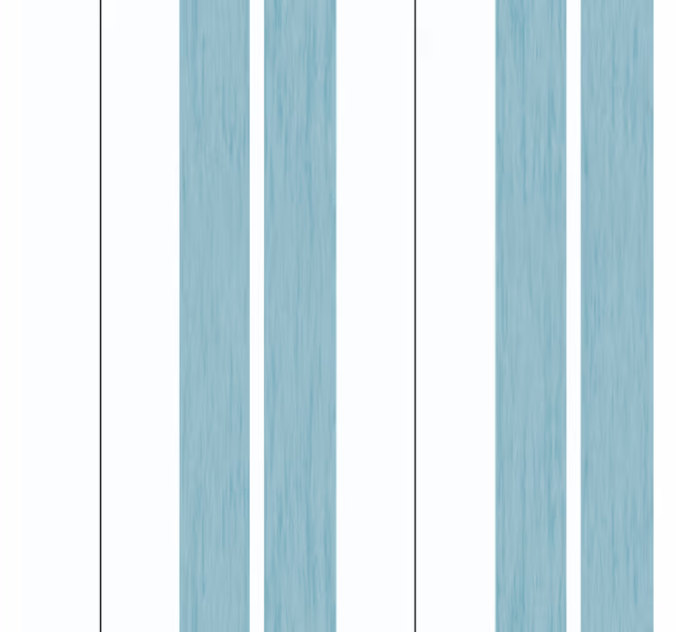 Blind blue turquoise stripes - TenStickers