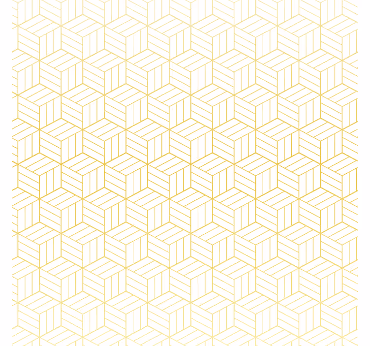 Modern blind gold foil geometric shapes - TenStickers