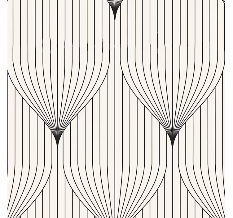 Modern blind symmetric decorative feather - TenStickers