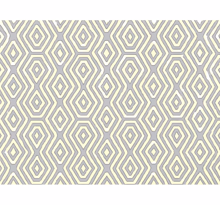 Modern blind geometric blue gold design - TenStickers