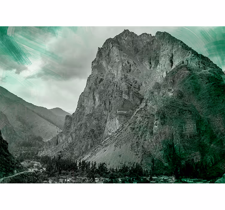 Ollantaytambo living room blind - TenStickers