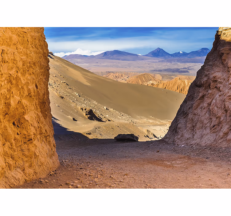 Living room blind atacama desert design - TenStickers