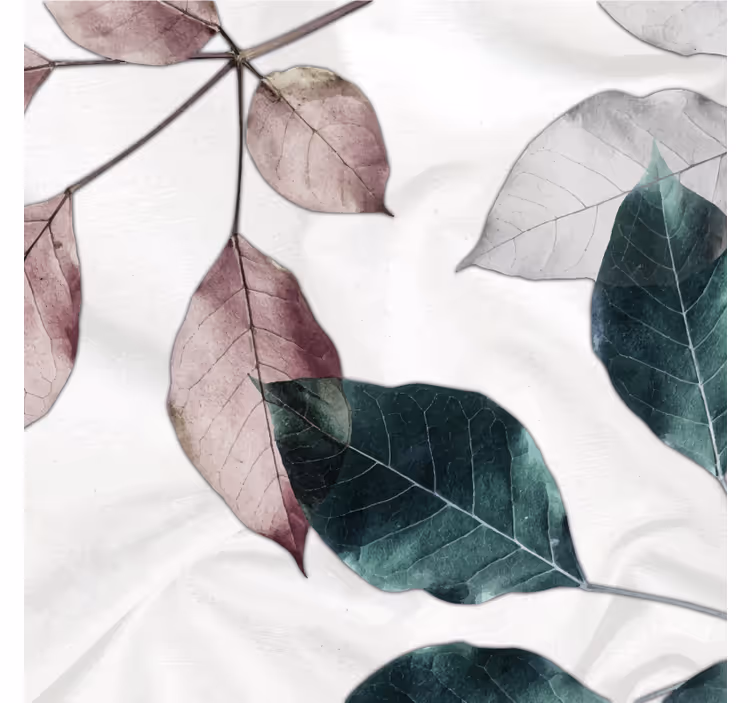 Living room blind jungle tropical leaves design - TenStickers