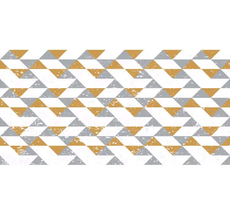 White window blind in kitchen geometric grunge - TenStickers