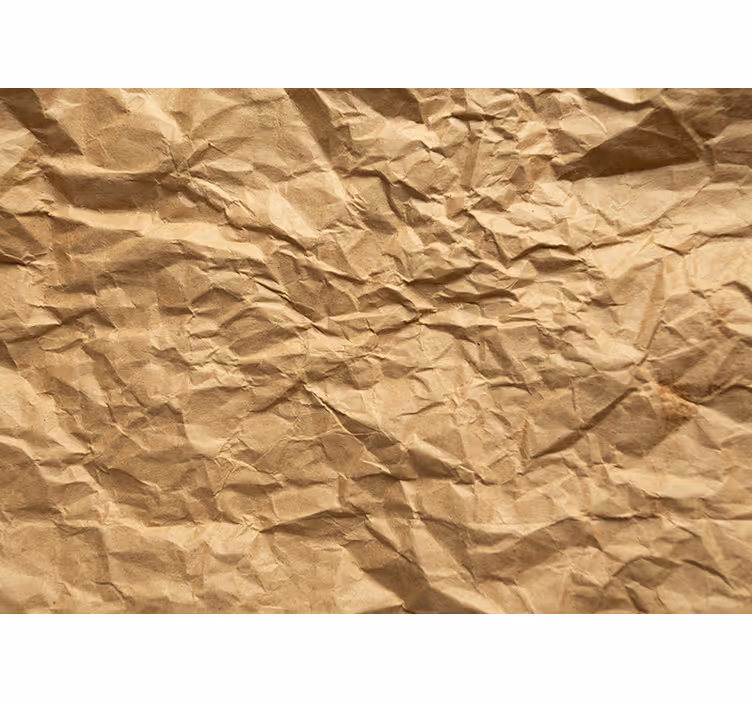 Blind beige brown wrinkle paper - TenStickers