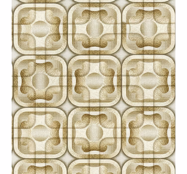 Retro roller blind with vintage design - TenStickers