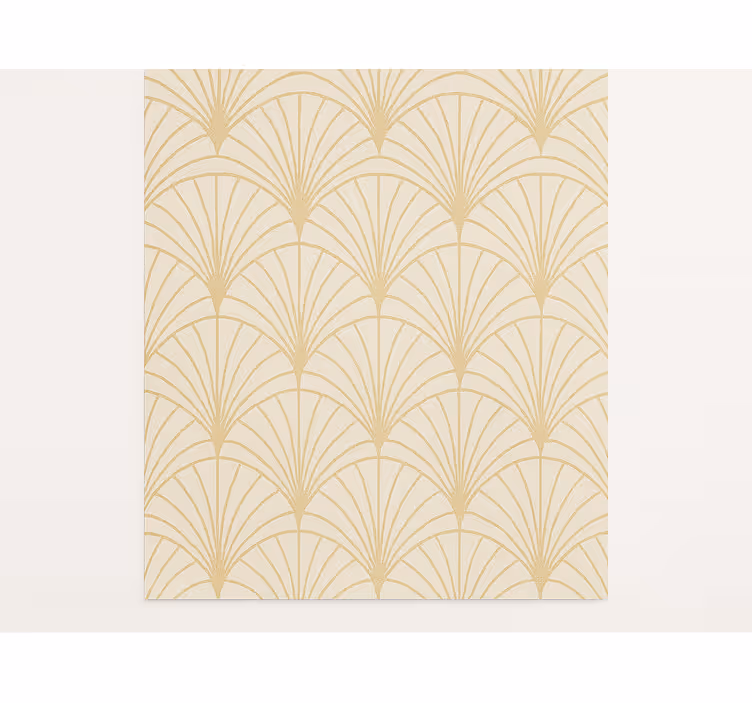 Retro roller blind 1920s fan art deco design - TenStickers