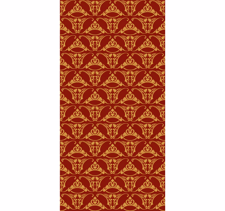 Retro roller blind with elegant vintage designs - TenStickers