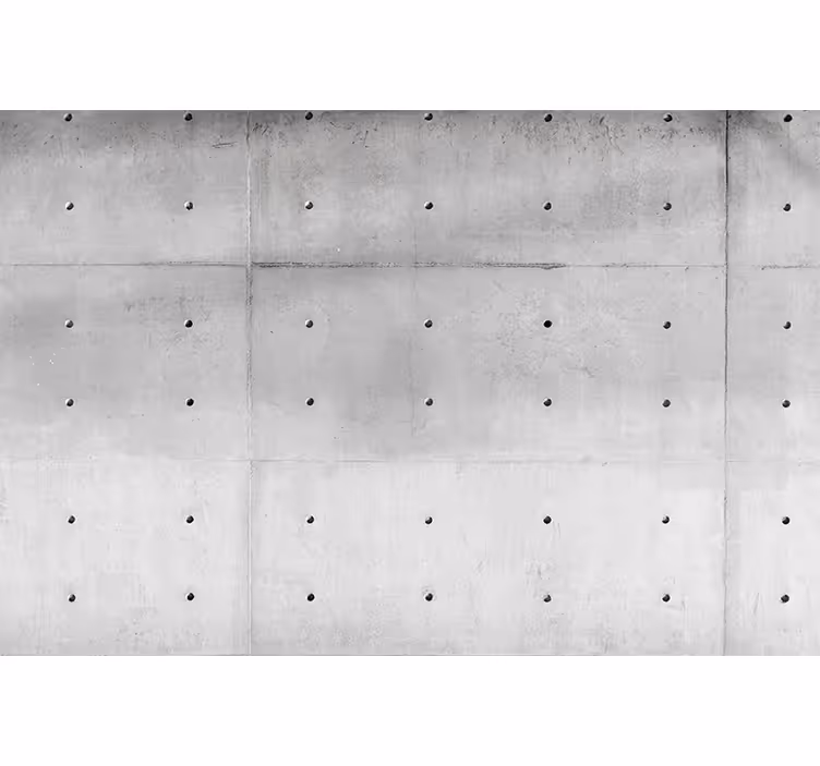 Living room blind with industrial cement design - TenStickers