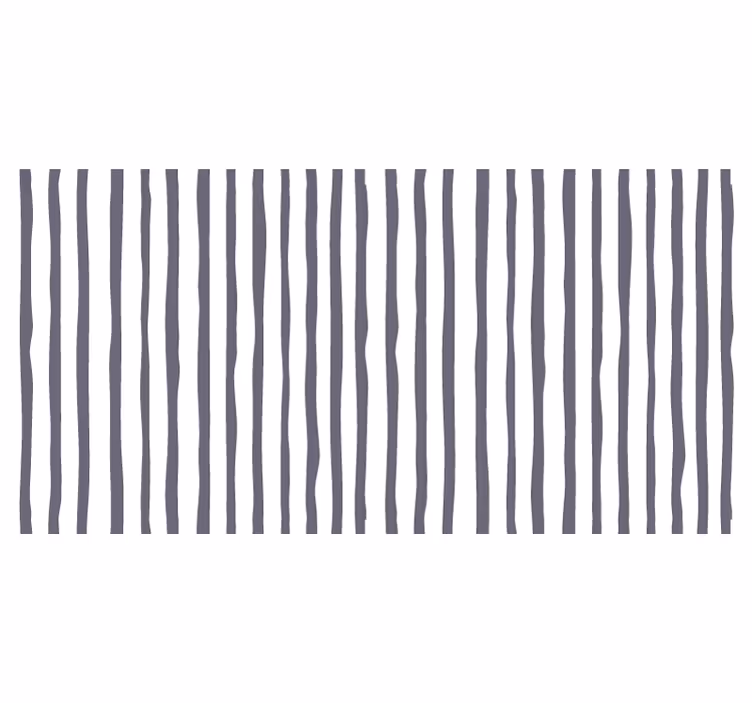 White window blind nordic style light grey stripe - TenStickers