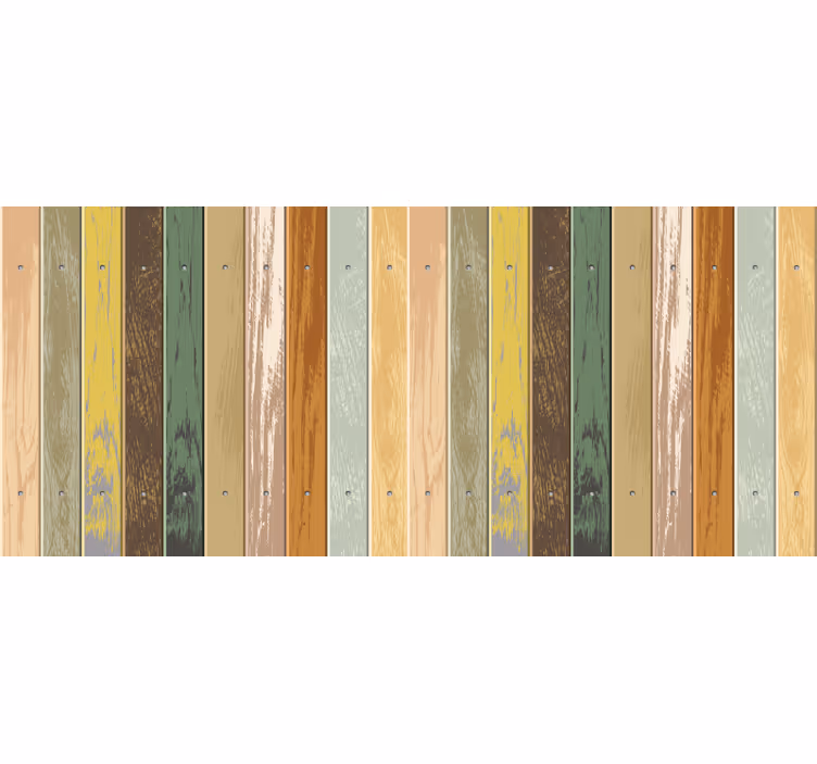 Blind bedroom fading colorful wood - TenStickers