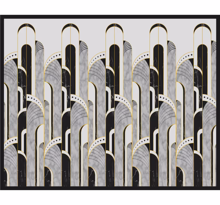 Blind grey blackout curtains - TenStickers