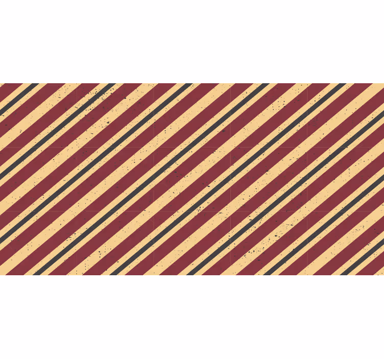 Autumn striped blind bedroom - TenStickers