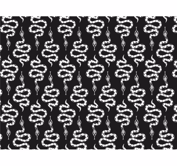 Blind bedroom with snake pattern - TenStickers