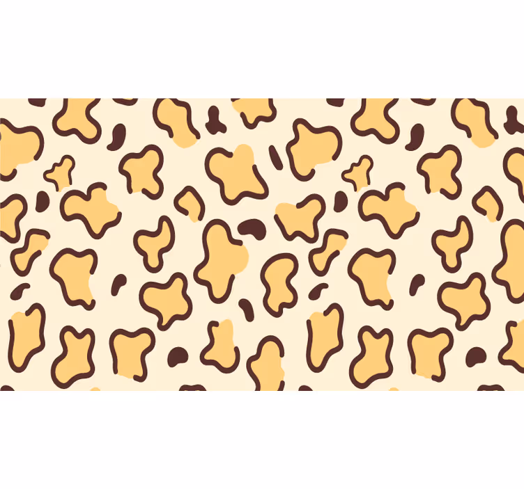 Blind bedroom giraffe print design - TenStickers