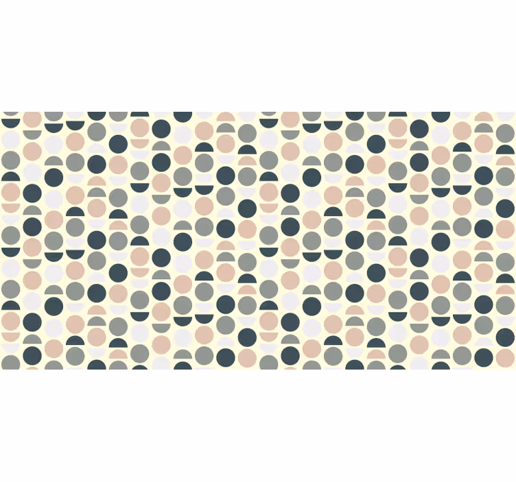 Blind bedroom nordic circles - TenStickers