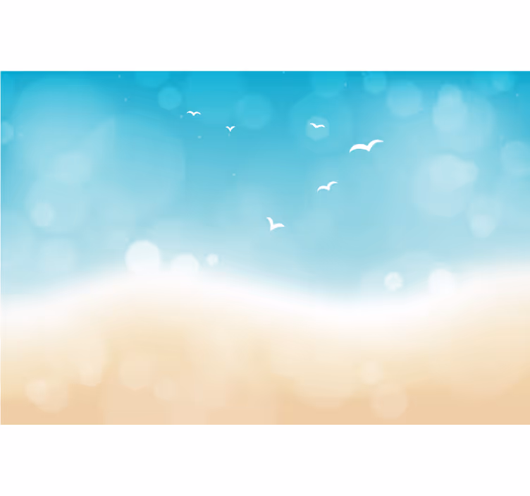 Blind bedroom coastal vibes - TenStickers