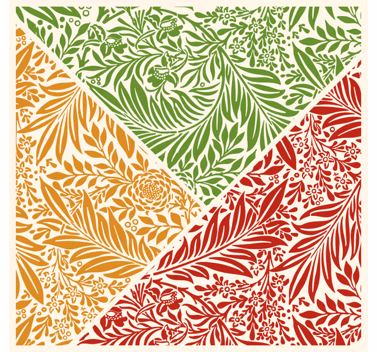 Blind bedroom autumn leaf set - TenStickers