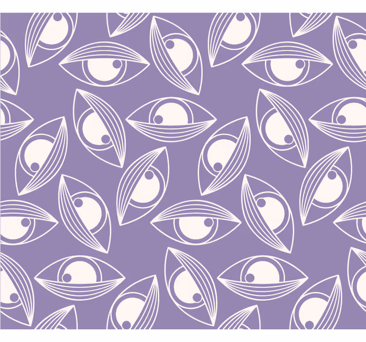 Blind bedroom mystic pattern lilac vinyl rug - TenStickers