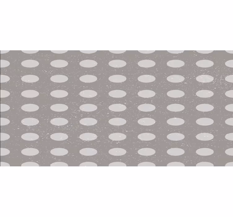 Blind bedroom geometric gray circle pattern - TenStickers