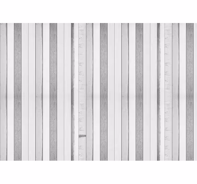 Blind bedroom with white aged slats - TenStickers