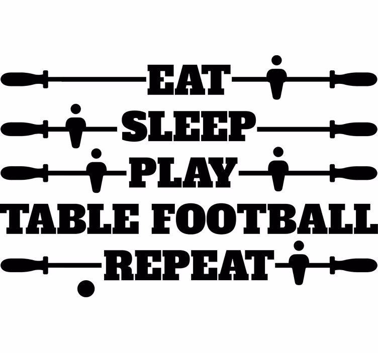 Living room blind play football and repeat - TenStickers
