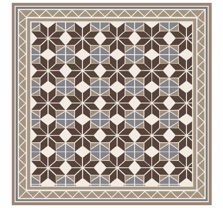 Living room blind rustic starburst design - TenStickers
