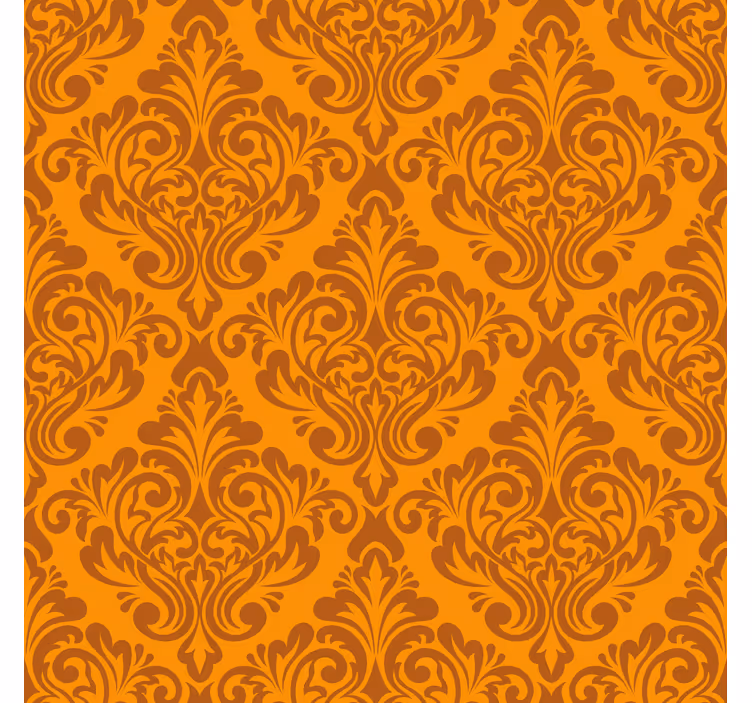 Vintage damask living room blind - TenStickers