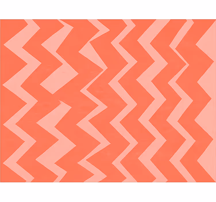 Living room blind in pink zig zag pattern - TenStickers
