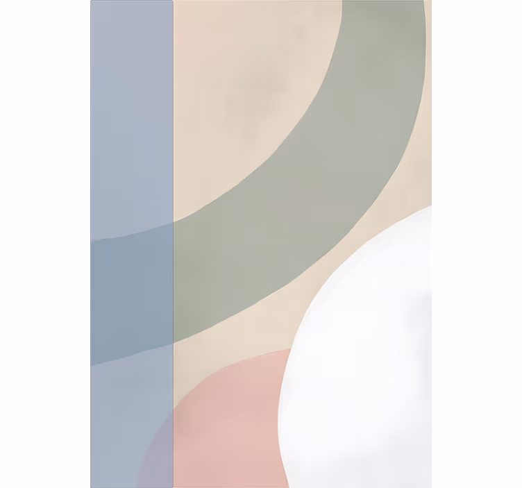 Living room blind in soft earth tones - TenStickers