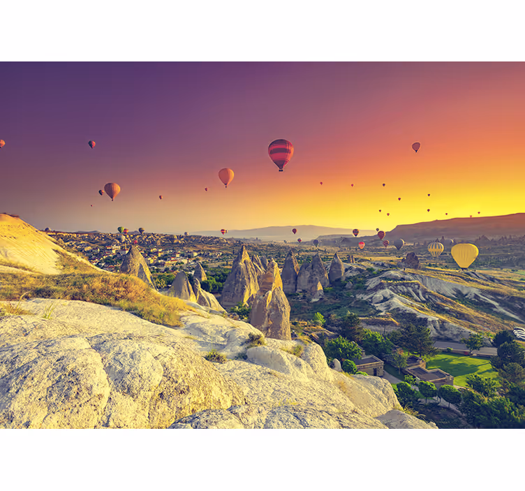 Blind children soaring above cappadocia's skies - TenStickers