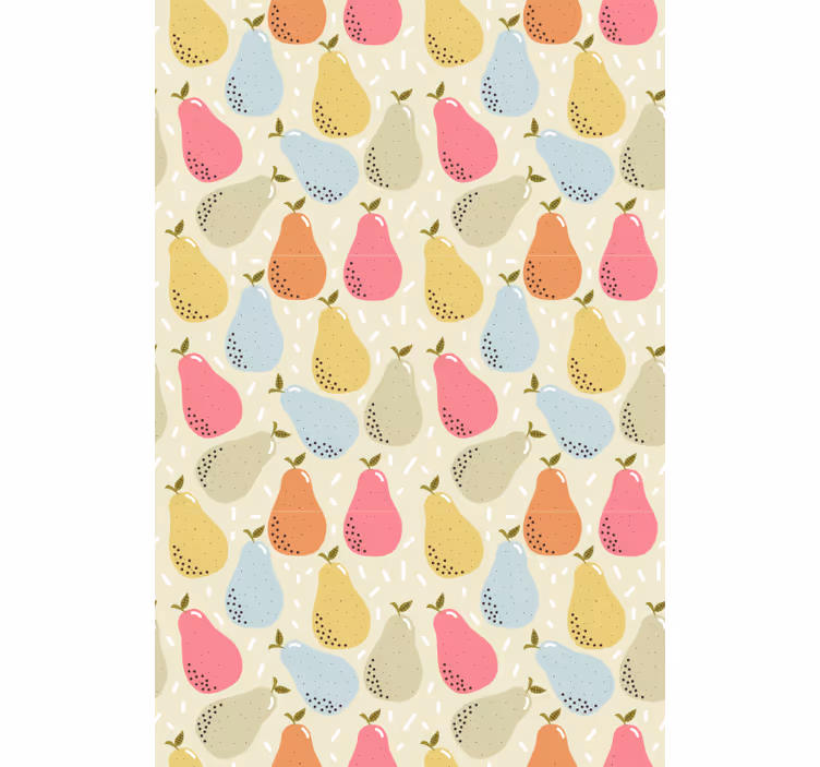 Patterned Pear Illustration blind fruit and vegetables - TenStickers