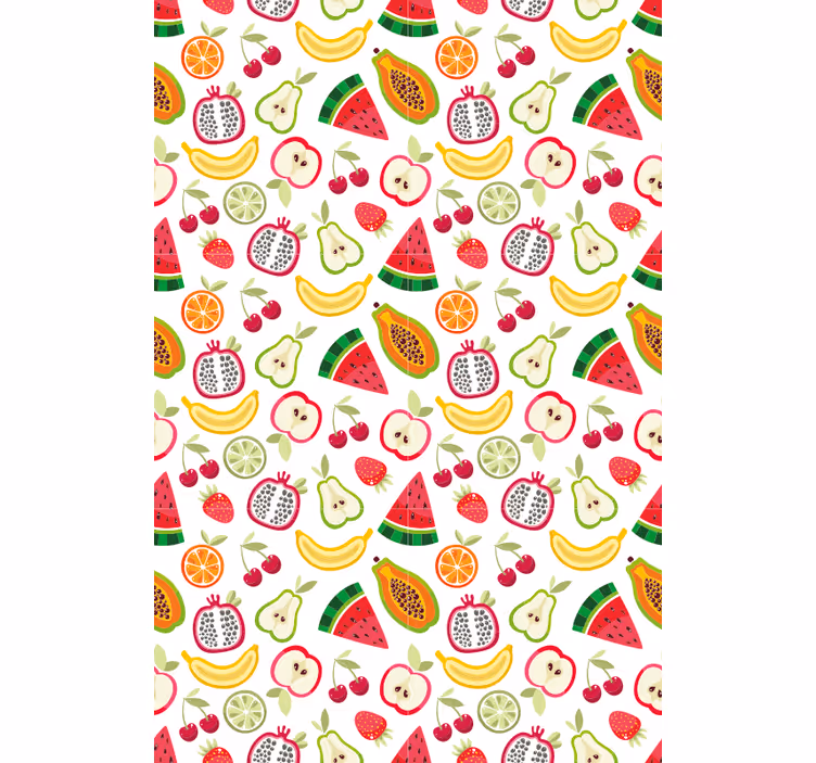 Fruity Pattern Design blind fruit and vegetables - TenStickers