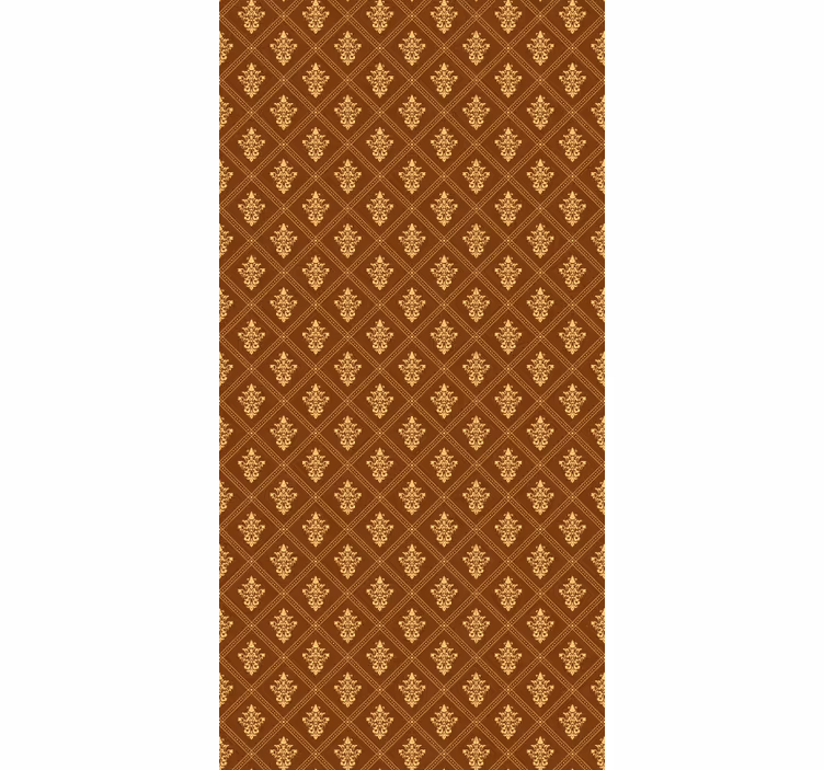 Ornate Golden Pattern classic blind - TenStickers