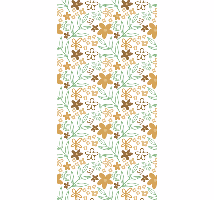 Floral Motif Design blind flowers and plants - TenStickers