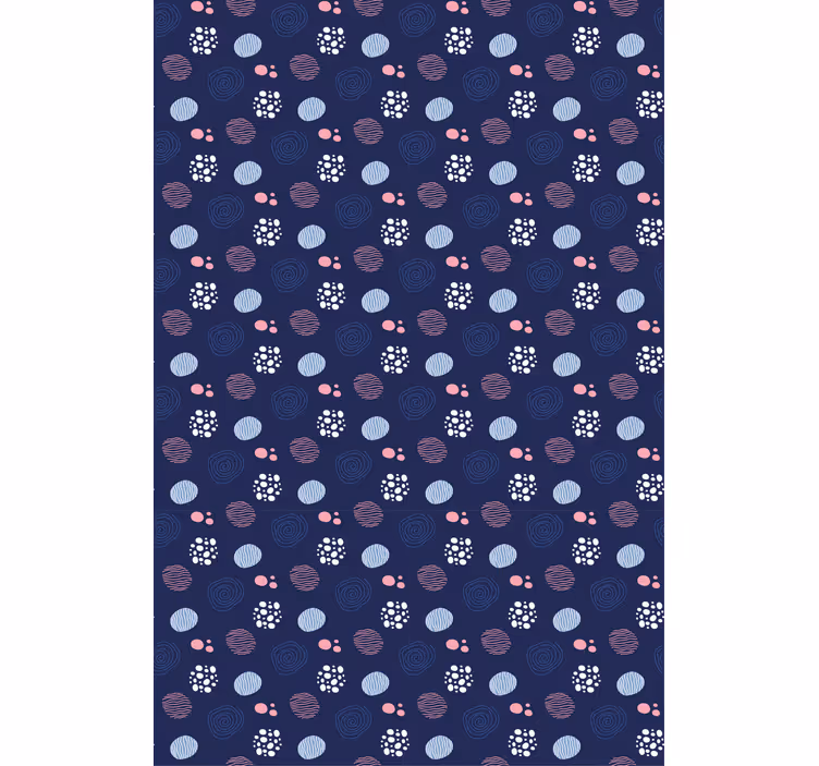 Abstract Circle Patterns pattern roller blind - TenStickers